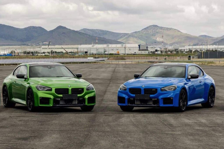 java green trifft voodoo blue: bmw m2 g87 in neuen farben