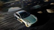 porsche taycan turbo s celestial jade: ein rollender edelstein!