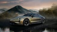 porsche taycan turbo s celestial jade: ein rollender edelstein!