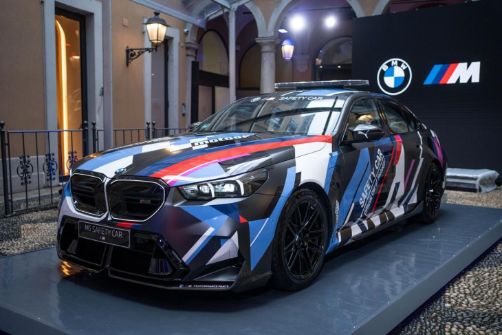 bmw m5 motogp™ safety car: high-performance meets hybrid!