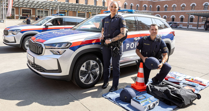 neue škoda kodiaq für die polizei