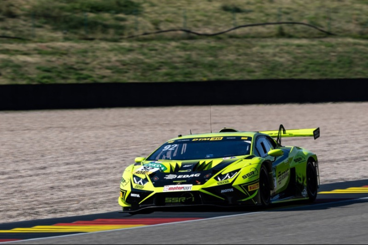 dtm-training sachsenring 2: lamborghini und amg dominieren qualifying-probe