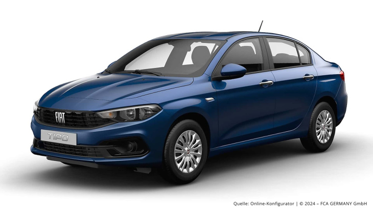 fiat tipo easy limousine (2024): 130-ps-diesel für 17.000 euro!