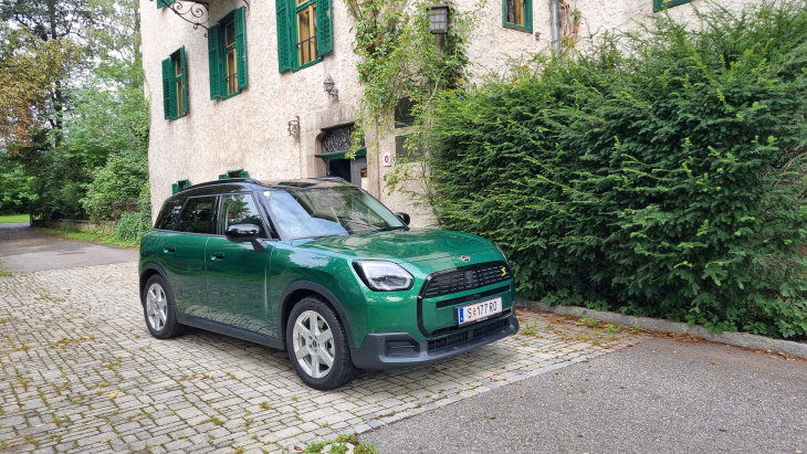 mini cooper se countryman all4 im test