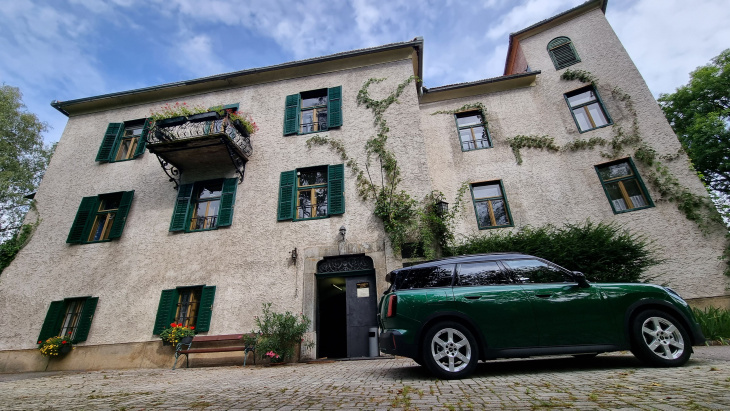 mini cooper se countryman all4 im test