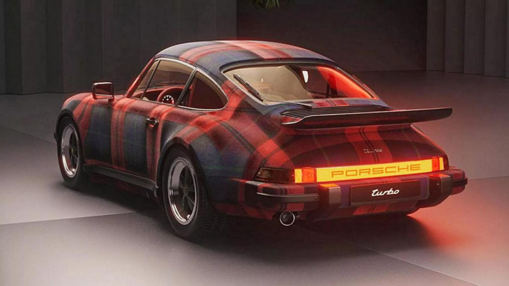 porsche feiert 50 jahre 911 turbo: tartan-design & lifestyle-kollektion