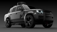 heritage customs land rover defender 130 pickup all blacks edition