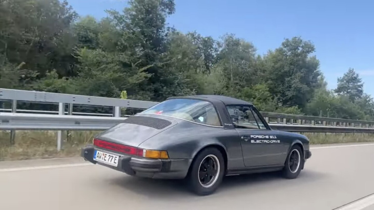 uralter porsche gegen taycan: oldtimer macht das e-auto platt