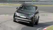 range rover electric: elektro-erstling als erlkönig erwischt