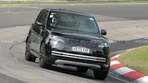 range rover electric: elektro-erstling als erlkönig erwischt