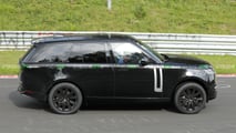 range rover electric: elektro-erstling als erlkönig erwischt