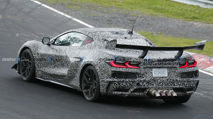 chevrolet corvette zora (2025) als erlkönig erwischt