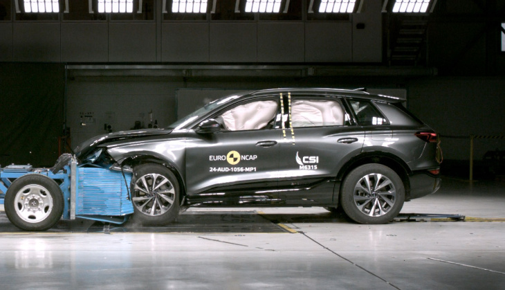 euro ncap: 5 und 3 sterne für neue elektro-suv von audi, ford, xpeng und jeep