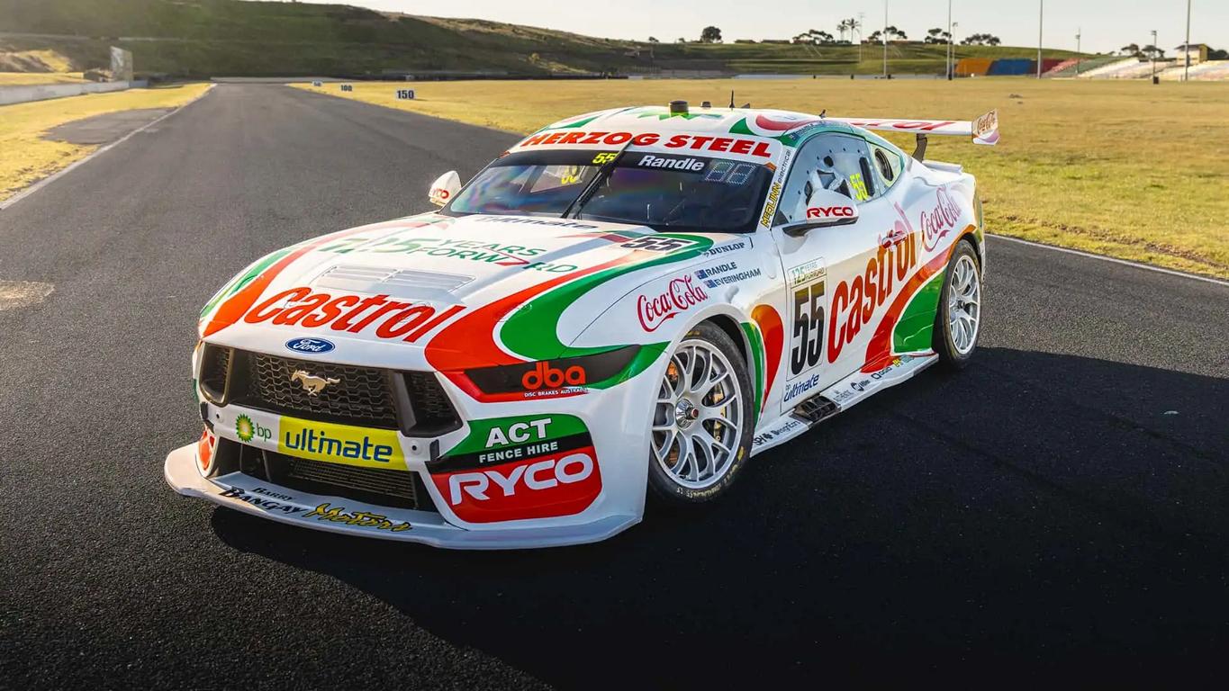 kontrovers cool: tickford castrol-supra-tribut auf ford mustang basis