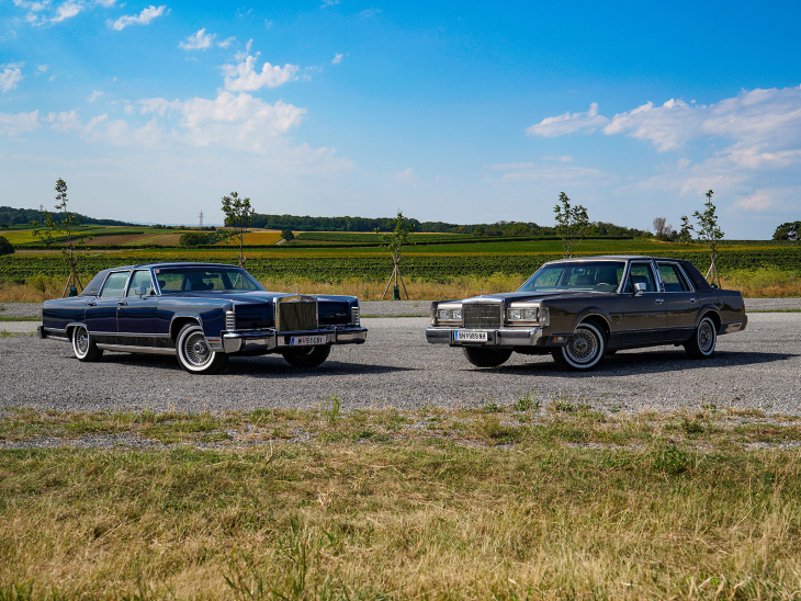 zeitreise: lincoln continental vs town car