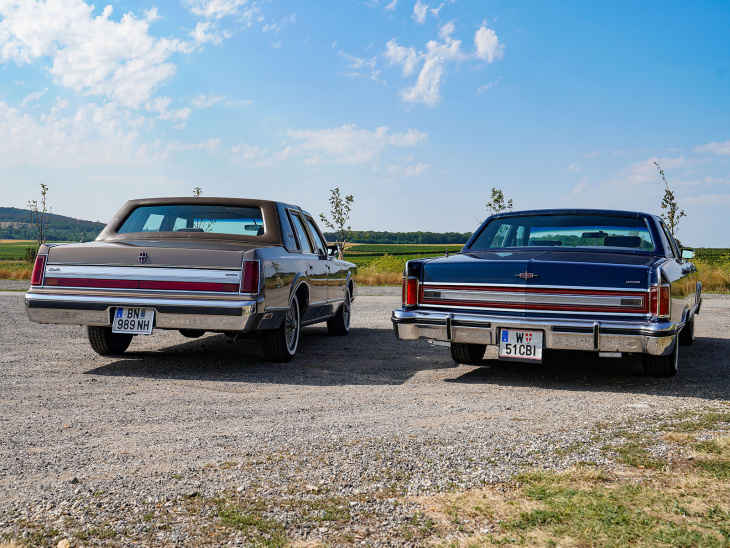 zeitreise: lincoln continental vs town car