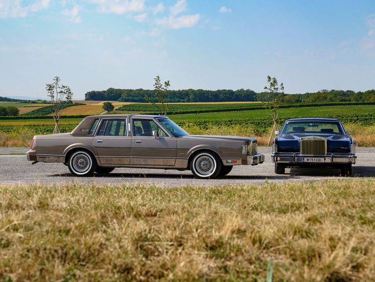 zeitreise: lincoln continental vs town car