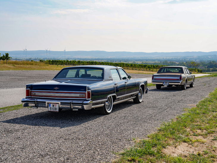 zeitreise: lincoln continental vs town car