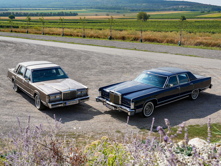 zeitreise: lincoln continental vs town car