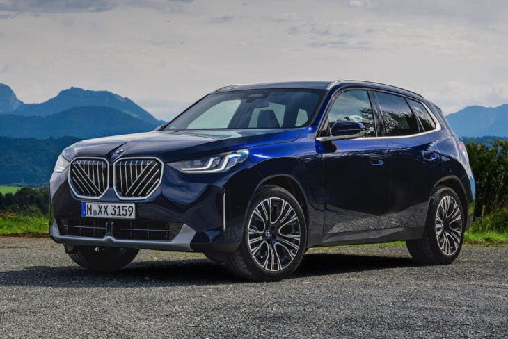 bmw x3 g45: fotos zeigen serien-look in tansanitblau