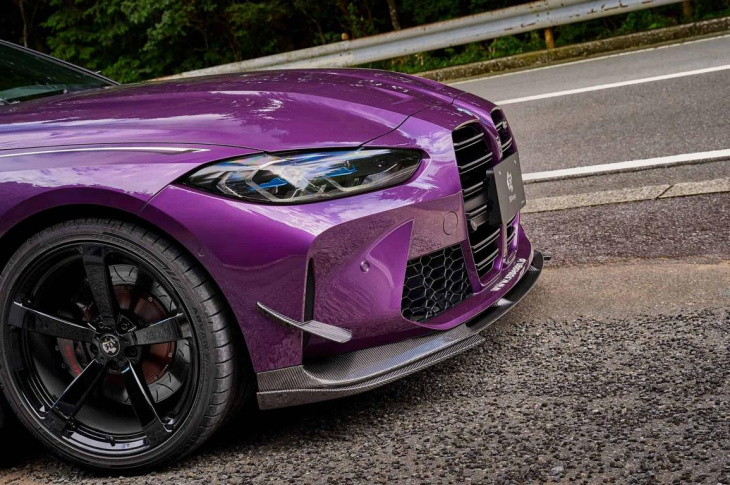 twilight purple bmw m4 von 3d design: wunderbare optik aus japan