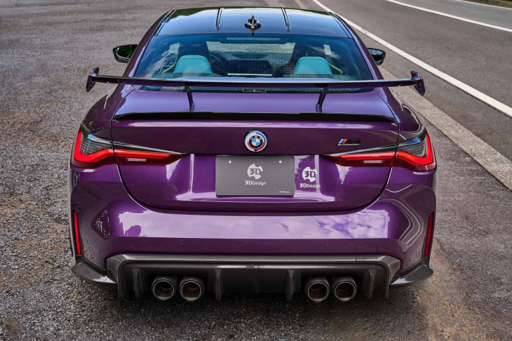 twilight purple bmw m4 von 3d design: wunderbare optik aus japan