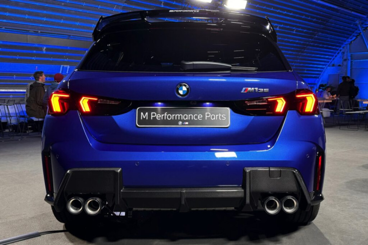 bmw 1er: f70 in portimao blau mit m performance tuning