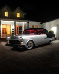 restomod chevrolet bel air pro touring auf vossen felgen