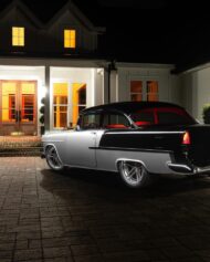 restomod chevrolet bel air pro touring auf vossen felgen