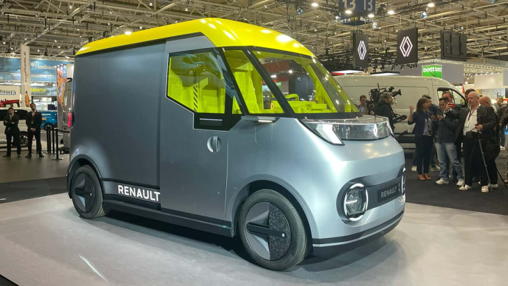 renault estafette concept: elektro-lieferwagen für die stadt