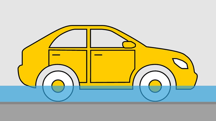 e-autos und verbrenner: welche folgen haben wasserschäden am und im auto?