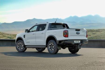 der ford ranger pick-up fährt elektrisch