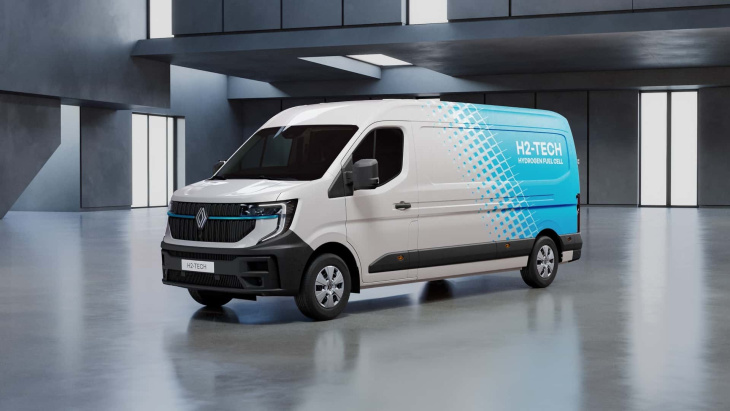 renault master h2-tech: wasserstoff-transporter schafft 700 km