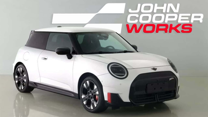 mini cooper electric und aceman als jcw-version aufgetaucht