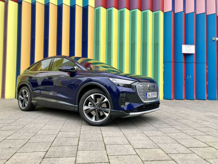 test audi q4 e-tron 45 sportback: ganz große schritte!