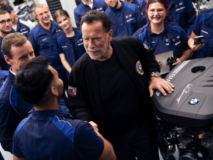 bmw werk steyr: arnie stellt auf 100 prozent erneuerbare um