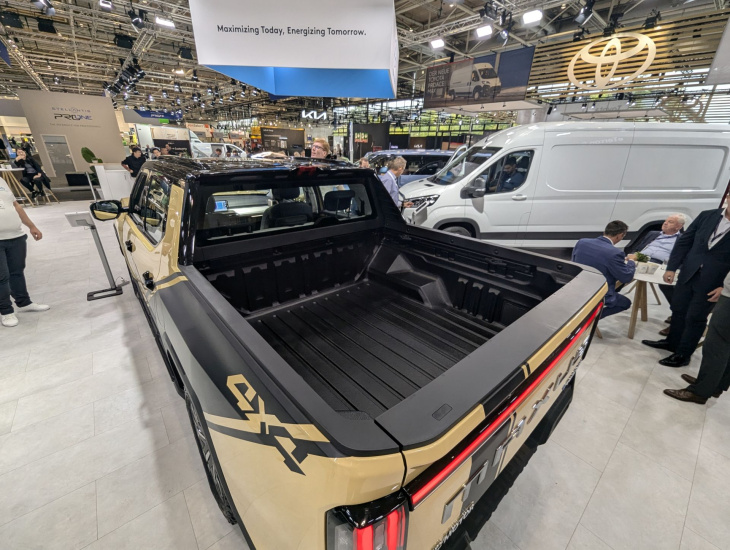 iaa: maxus eterron 9: ein pick-up für alle fälle