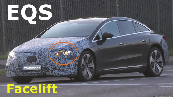 Mercedes EQS Facelift erhält Lichtsignatur mit Stern