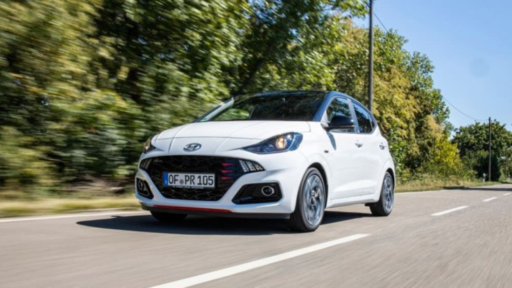 hyundai i10 n line (2024): der sportliche autozwerg in bildern - kicker