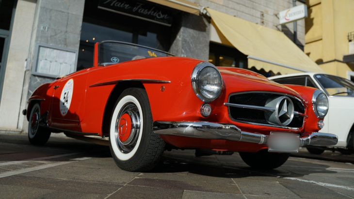 zeitlose eleganz - das ist der mercedes-benz 190 sl: fotos