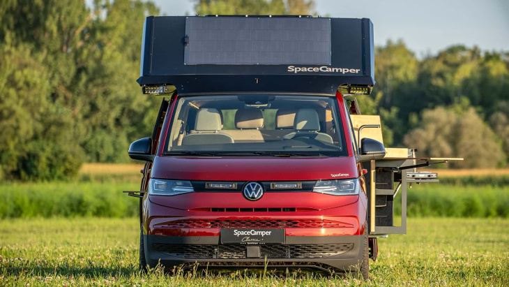 spacecamper roof und classic+ ausbaupaket für vw multivan & co.