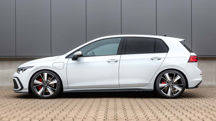 der vw golf viii e-hybrid und gte mit h&r-gewindefedern