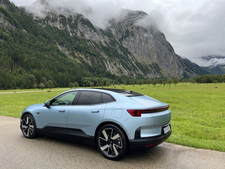 erste ausfahrt mit dem polestar 4 ins karwendel: verzicht auf eine schießscharte