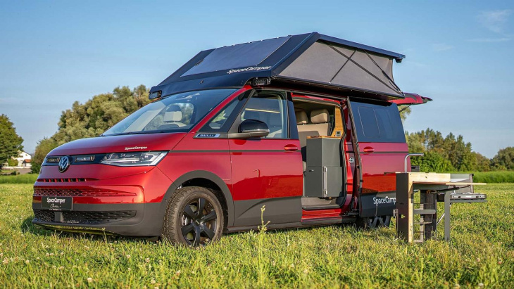 spacecamper roof: dachsystem für ford tourneo custom & vw multivan