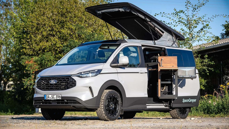 spacecamper roof: dachsystem für ford tourneo custom & vw multivan