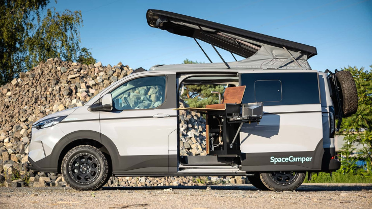 spacecamper roof: dachsystem für ford tourneo custom & vw multivan