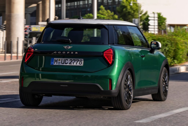 mini cooper c f66: dreizylinder glänzt in british racing green