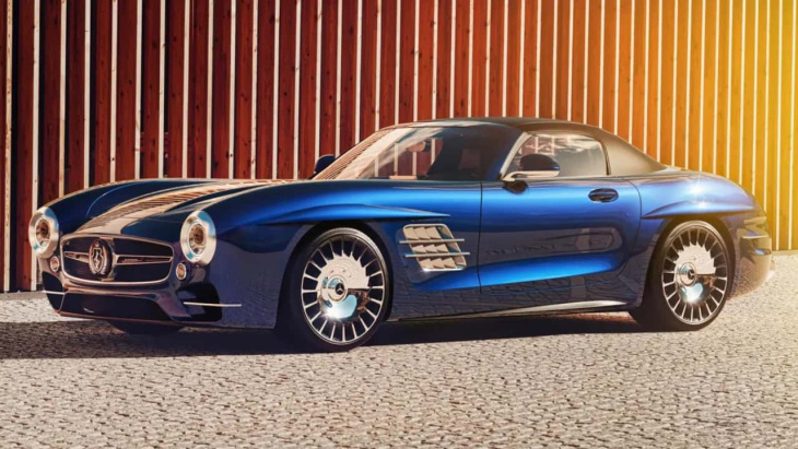 dieser tribut an den mercedes 300 sl ist schrecklich