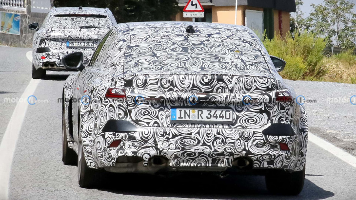 audi rs 5 limousine (2025) erwischt: kommt ein plug-in-hybrid?