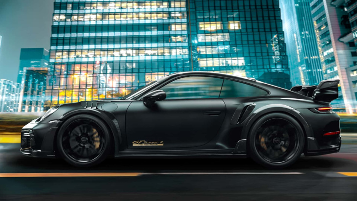 techart sieht schwarz: der porsche 911 turbo monochrome